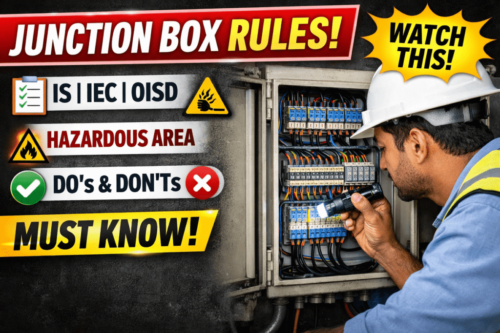 Junction Box Rules & Regulations